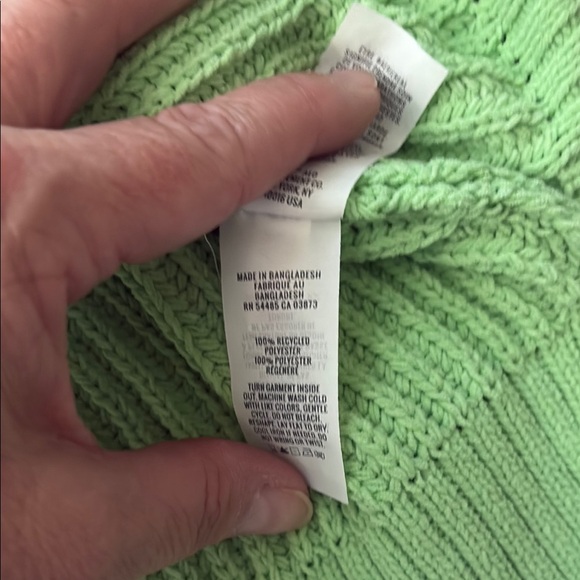 Aerie Mint Green Ribbed Crew Neck Sweater - Picture 7 of 12